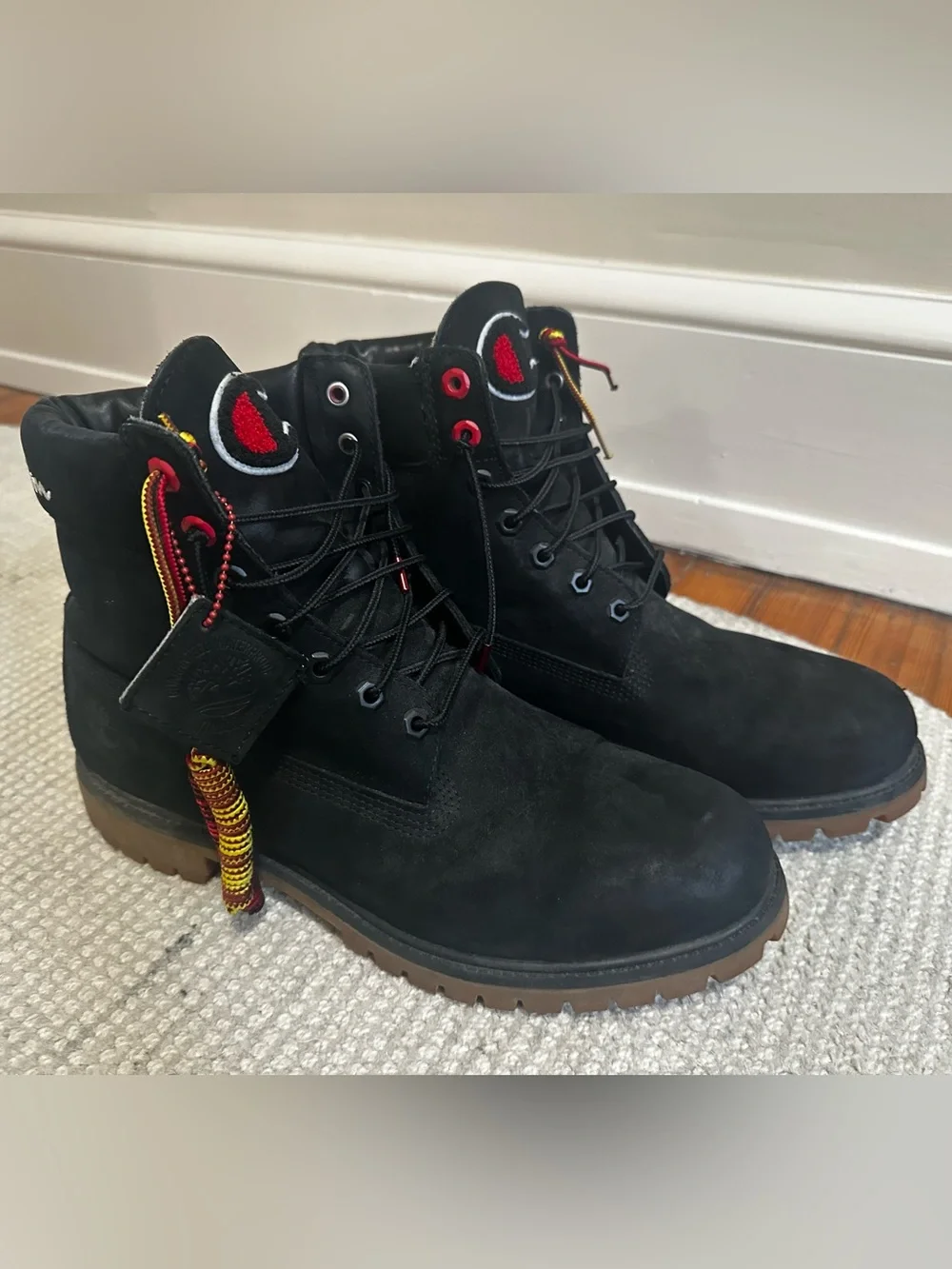 Men's Black Champion x Timberland Boots
